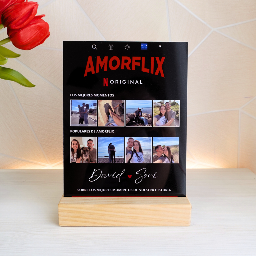 Placa 'Amorflix'