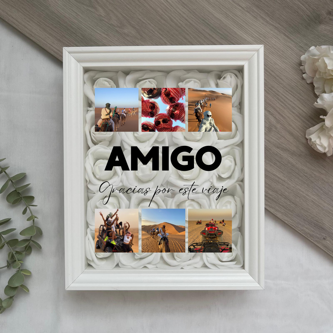 Cuadro Amigo 6 fotos