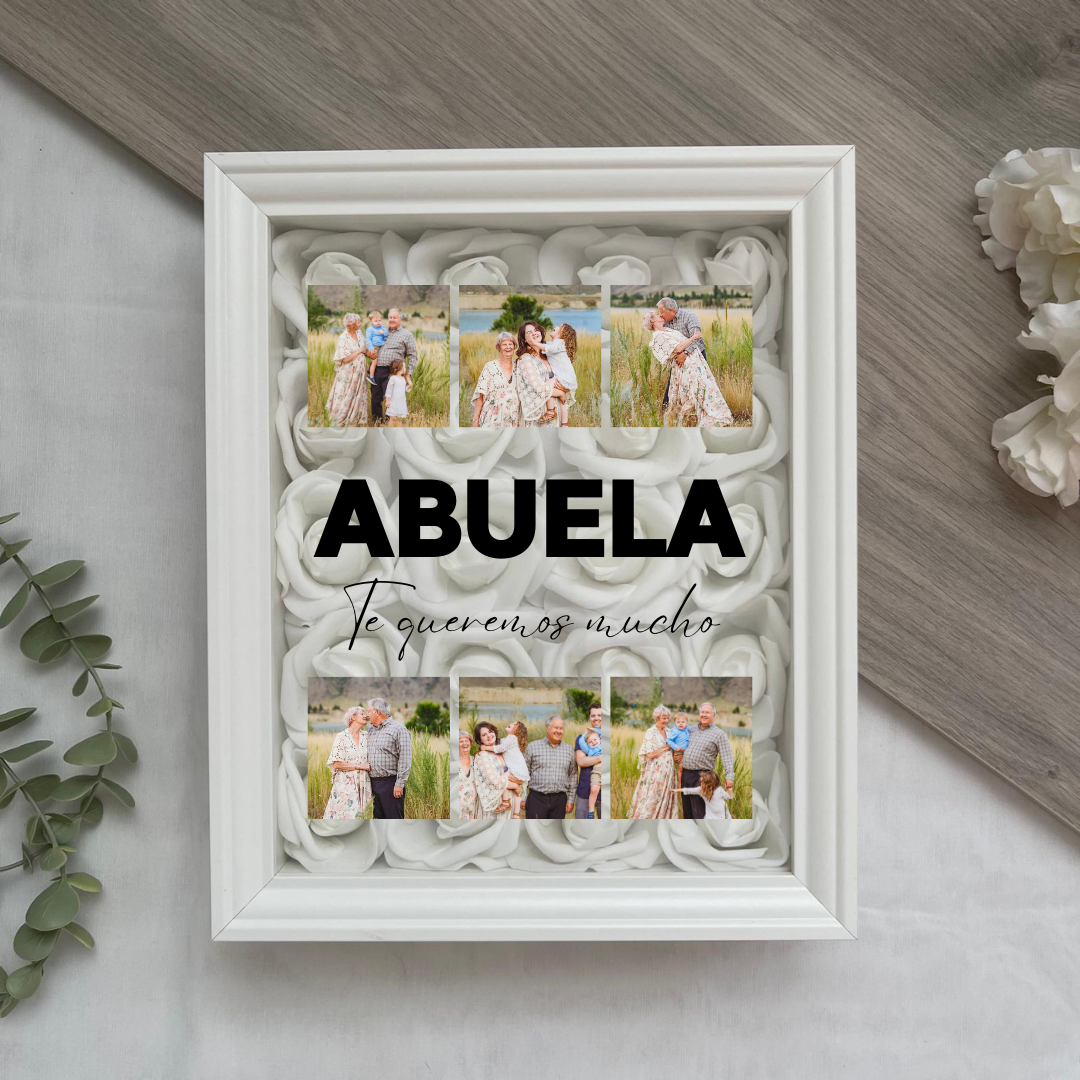 Cuadro Abuelos 6 fotos