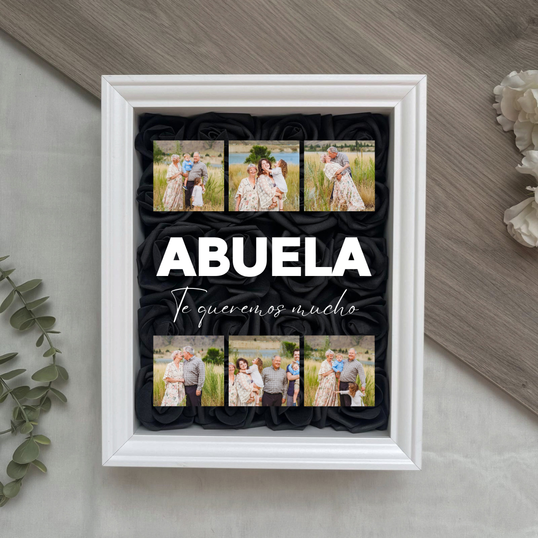 Cuadro Abuelos 6 fotos
