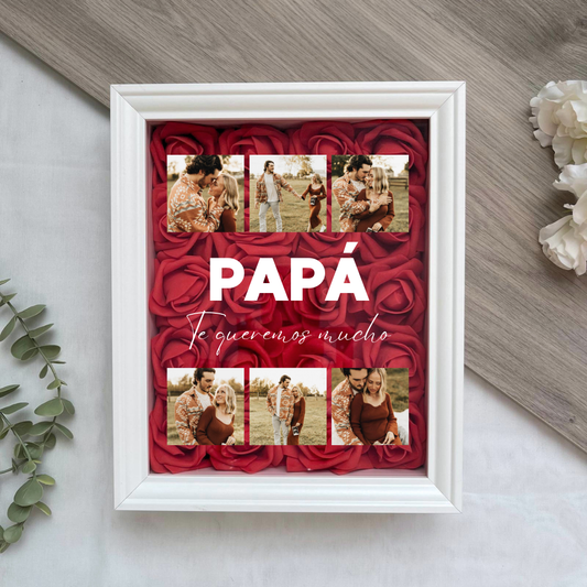 Cuadro Papá 6 fotos