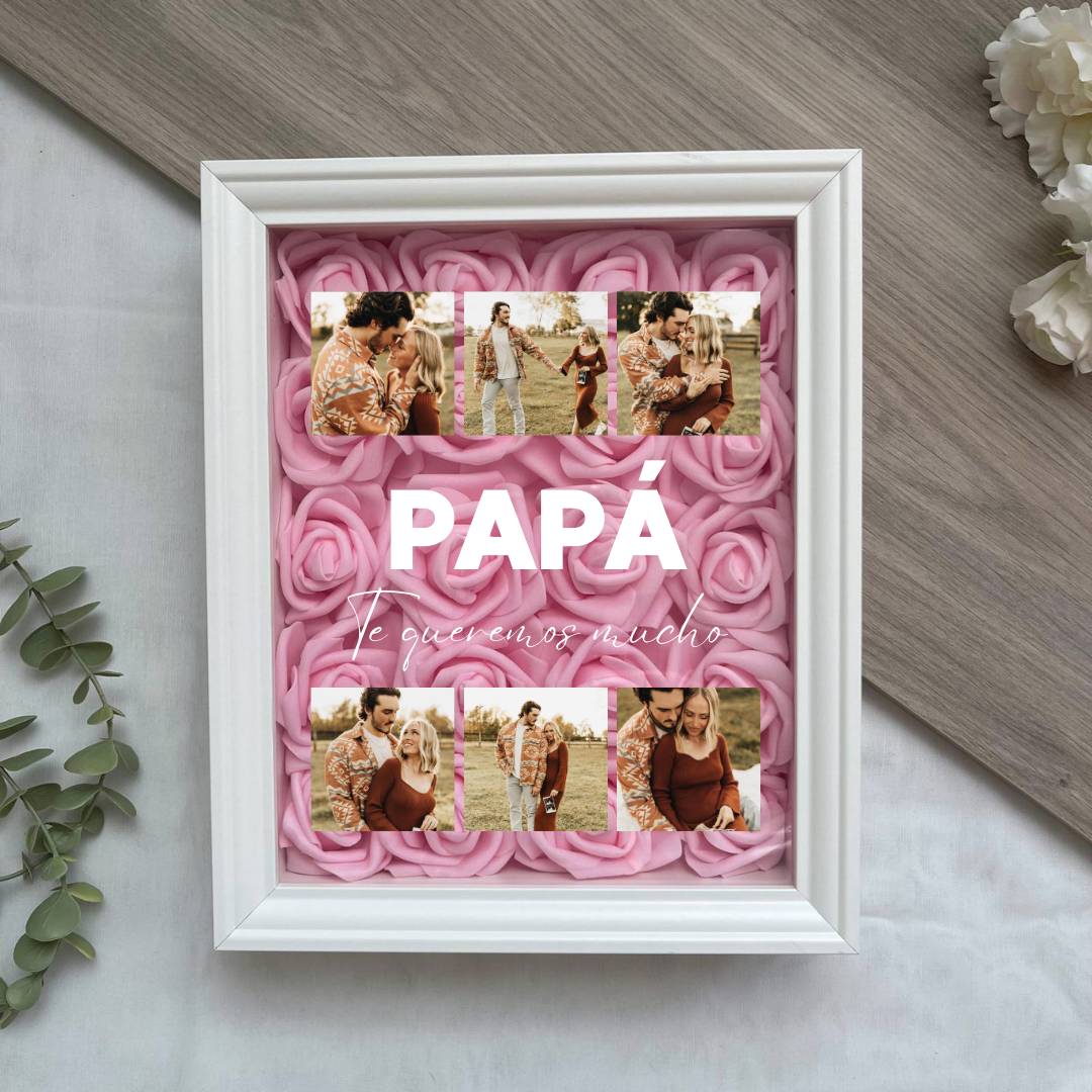Cuadro Papá 6 fotos