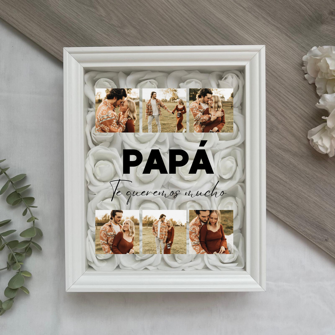 Cuadro Papá 6 fotos