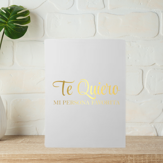 Dedicatoria en Caja