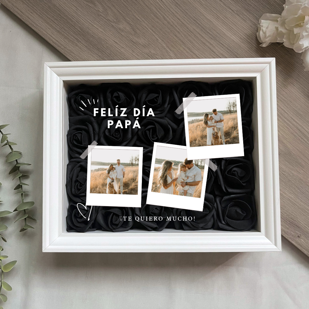 Cuadro Papá 3 fotos