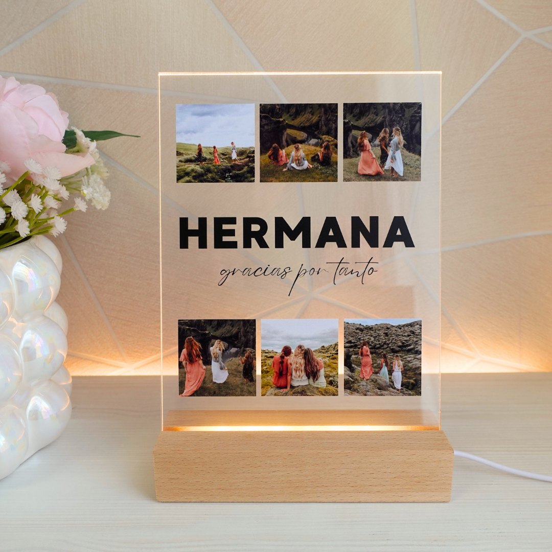 Lámpara 'Hermanos 6 Fotos'