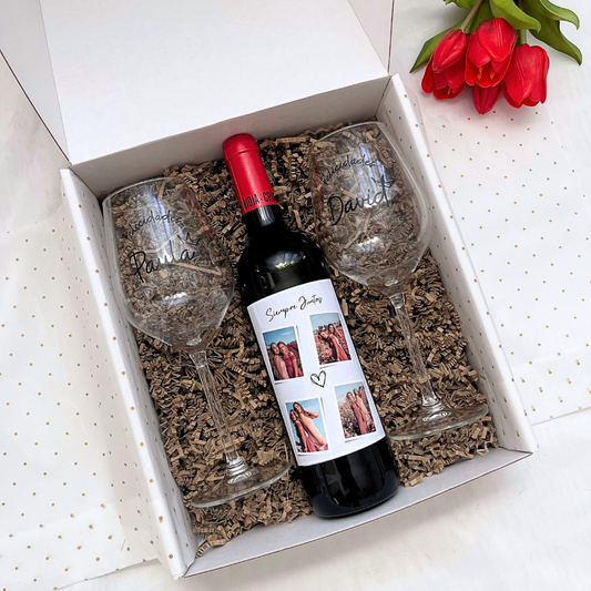 Pack Wine 'Amigos 4 fotos'