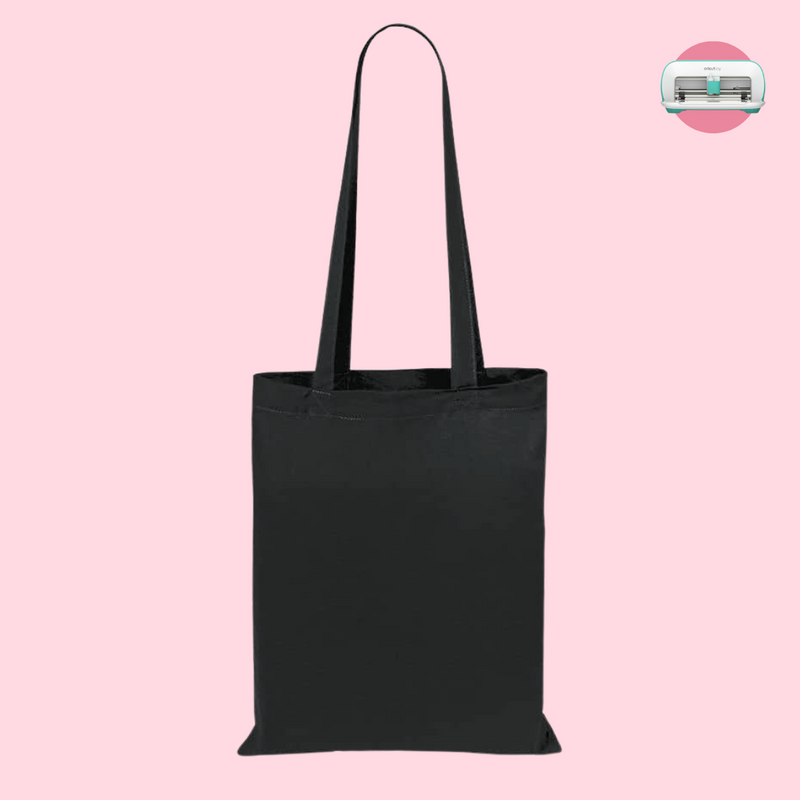 Tote Bag de Algodón Negra