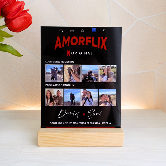 Placa 'Amorflix'