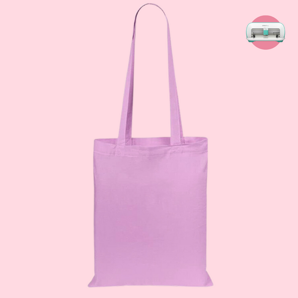 Tote Bag de Algodón Rosa