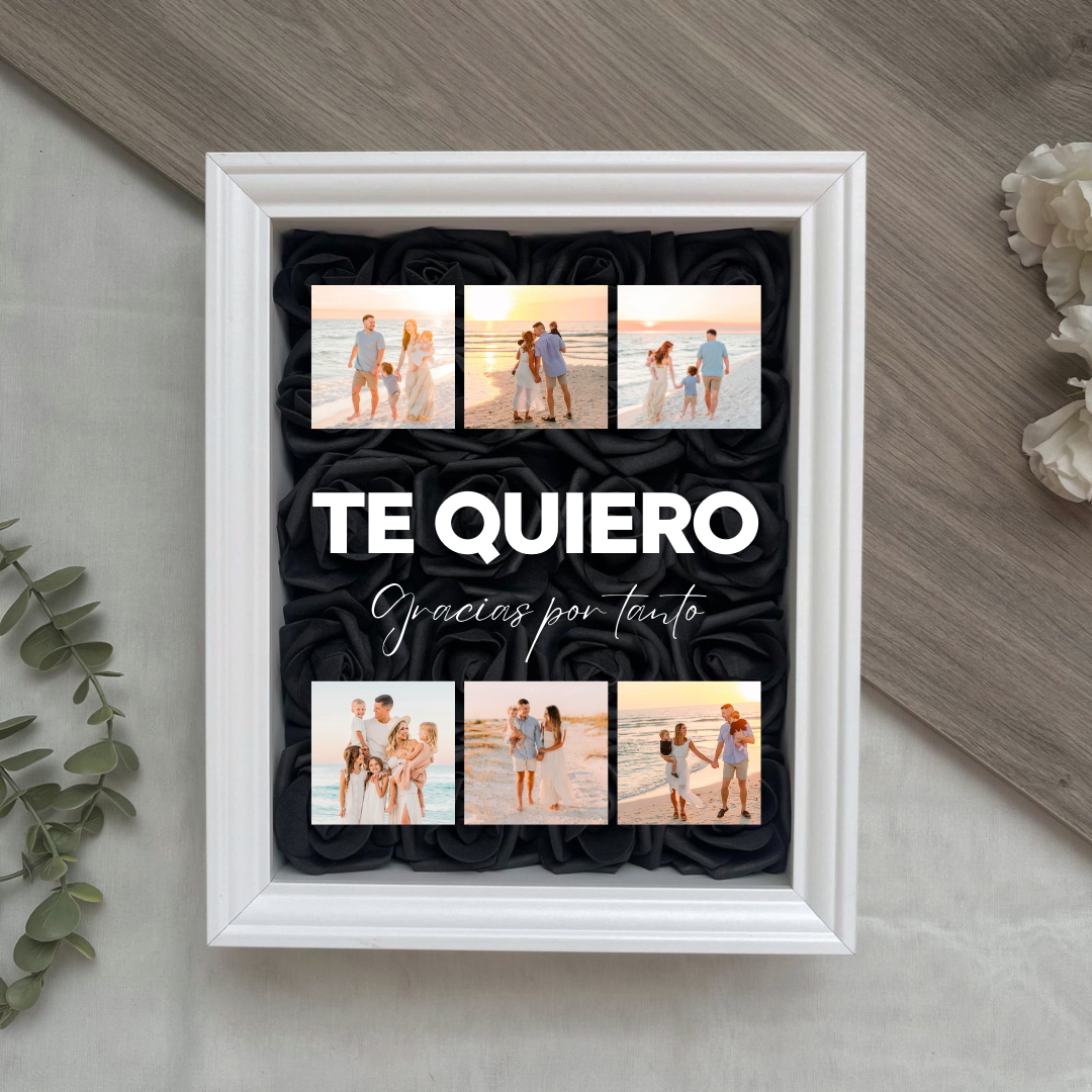 Cuadro Te Quiero 6 fotos