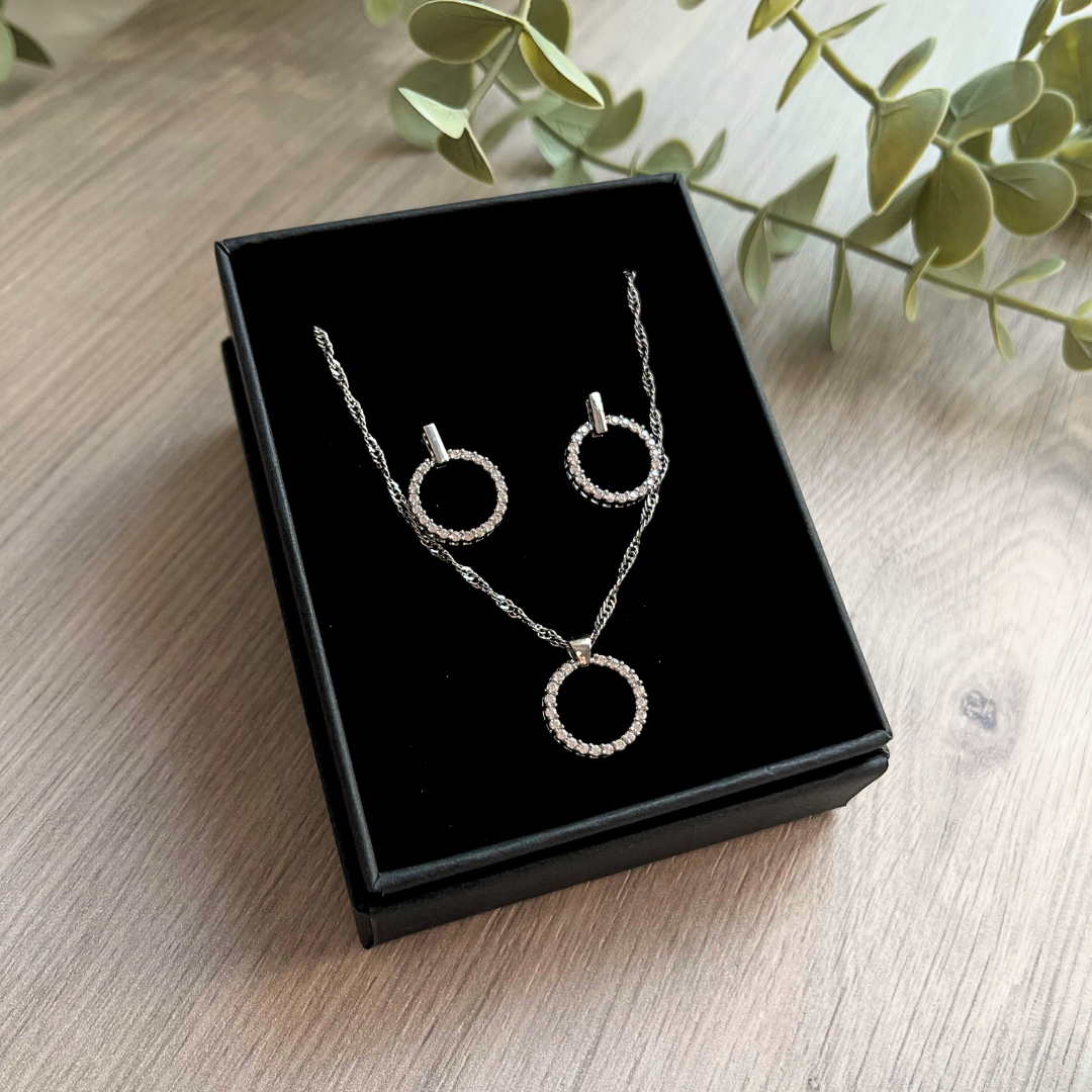 Set de joyas Plateado
