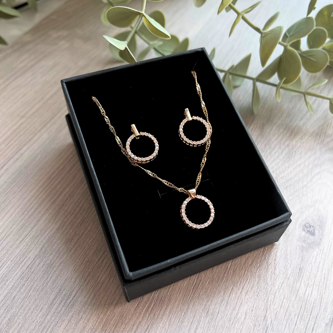 Set de joyas Dorado