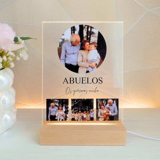 Lámpara 'Os Quiero Abuelos'