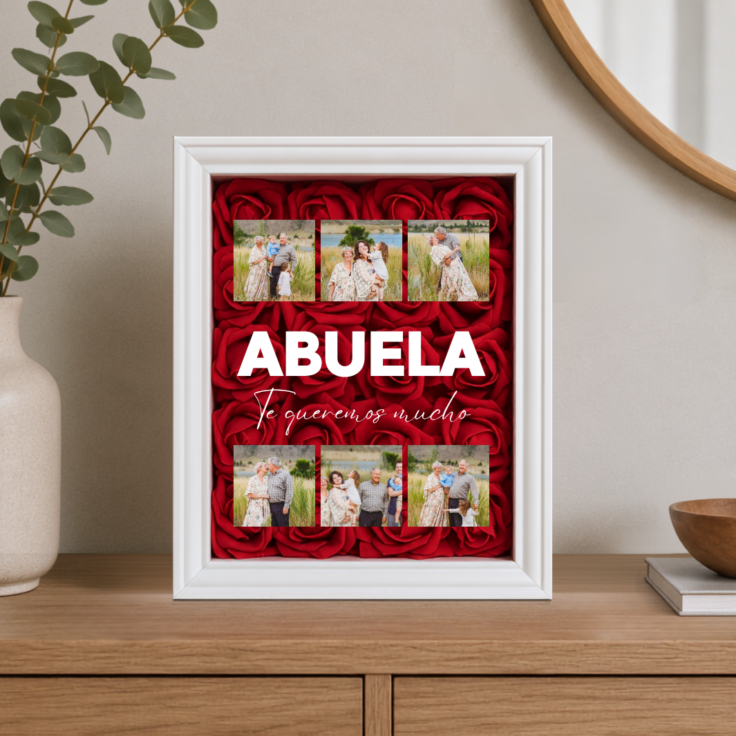 Cuadro Abuelos 6 fotos