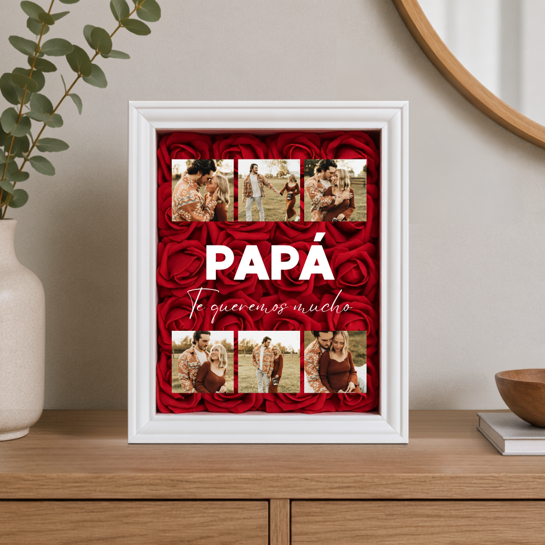 Cuadro Papá 6 fotos