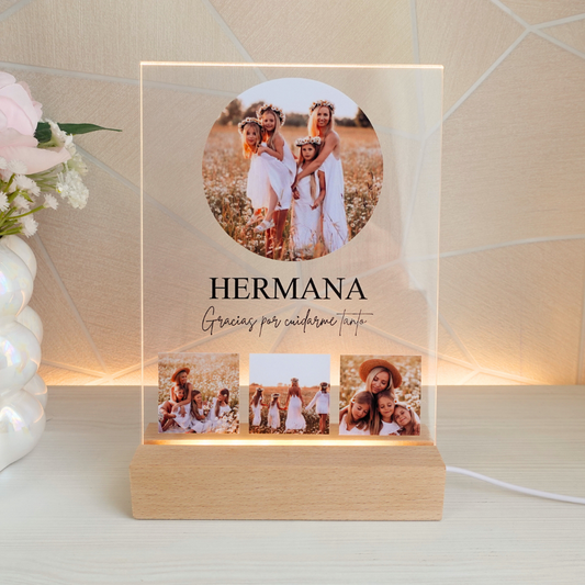 Lámpara 'Te Quiero Hermana'