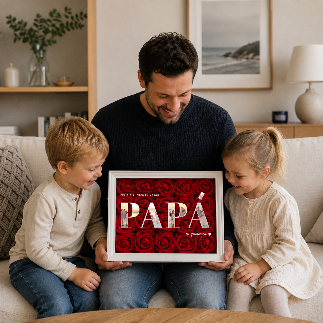 Cuadro 'Te Queremos Papá'