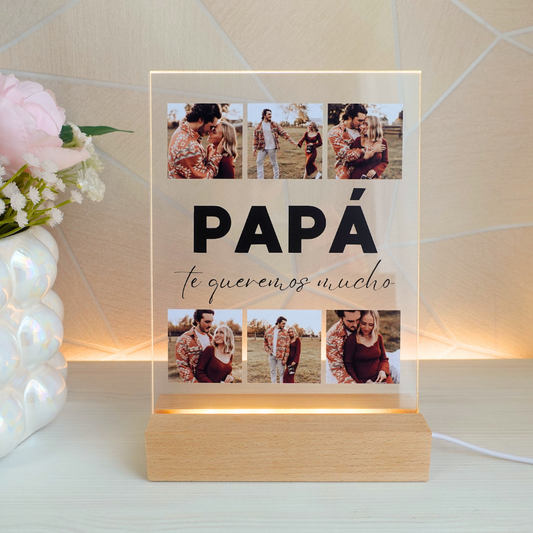 Lámpara 'Papá 6 Fotos'