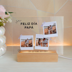 Lámpara 'Papá 3 Fotos'