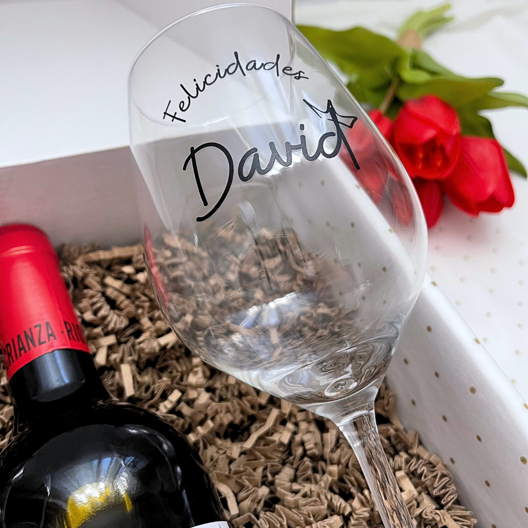 Pack Wine 'Felicidades Morado'