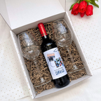 Pack Wine 'Felicidades Azul'