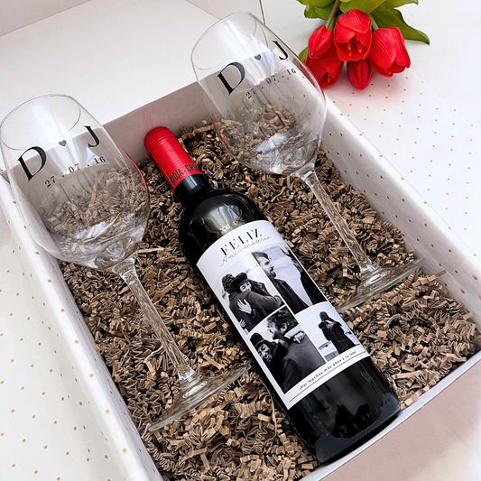 Pack Wine 'Aniversario 4 fotos'