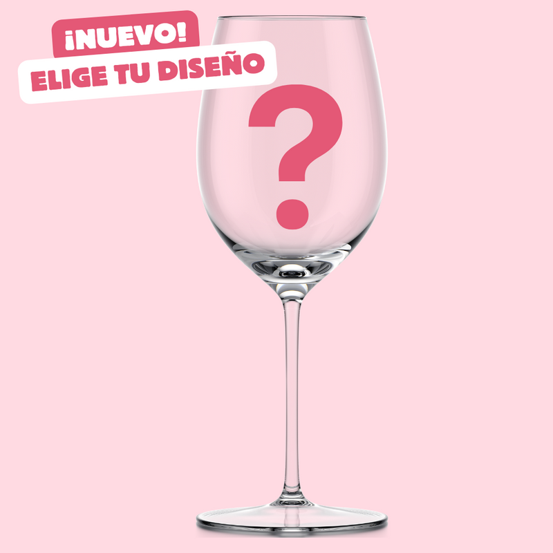 Copa de vino personalizada