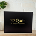Dedicatoria en Caja