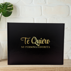Dedicatoria en Caja